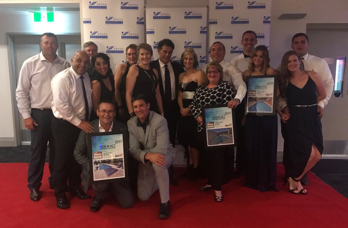 Compass Pools Australia NSW SPASA Awards 2017 Local Pools and Spas 1200