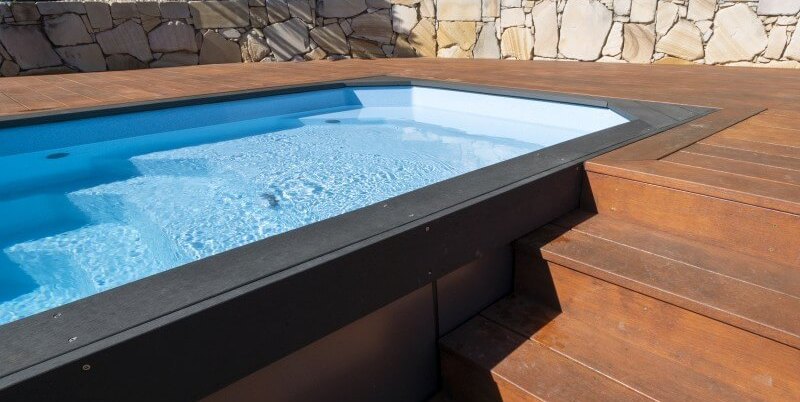 Compass Pools Australia Relax in a Little pool pool for small backyard