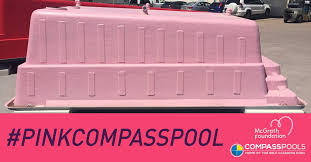 Compass Pools Australia Support McGrath foundation Buy Pink Compass Pool