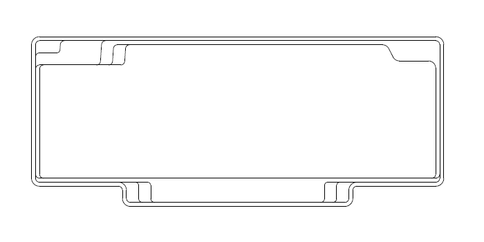 Vogue 10.2 pool shape outline