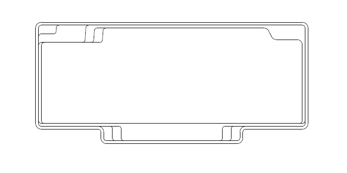 Vogue 9.4 pool shape outline